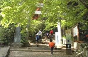 筑波山の登山ルート