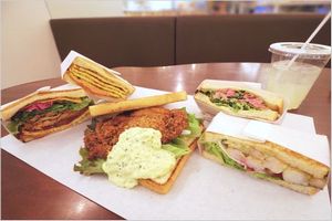 サンドイッチのメニュー
